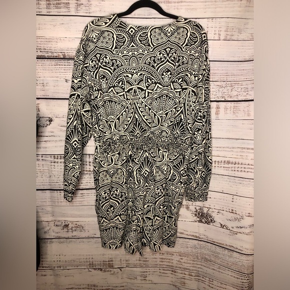 Cotton linen printed romper - Picture 6 of 13